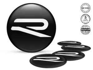 VW Radaufkleber Ausgabe Luxusgewölbte Logos
